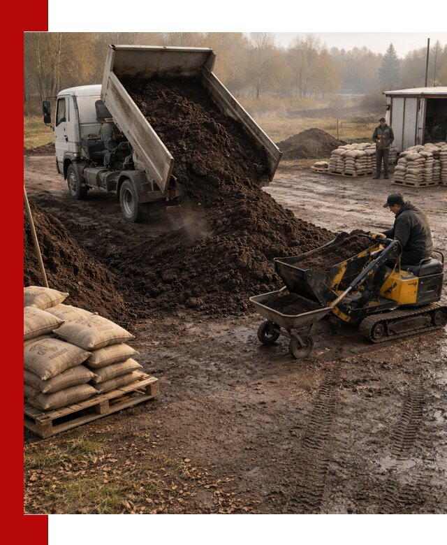 Кислый торф в доставке по выгодным ценам в Переславле-Залесском