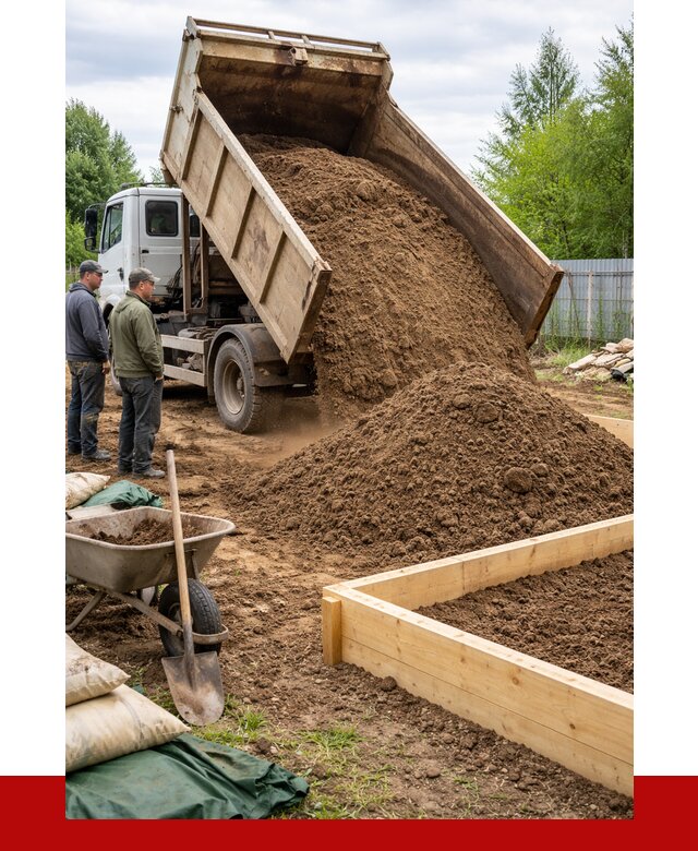 Торфо песчаная смесь в Переславле-Залесском с доставкой от 1920 р. | ПРОНЕРУДПрс