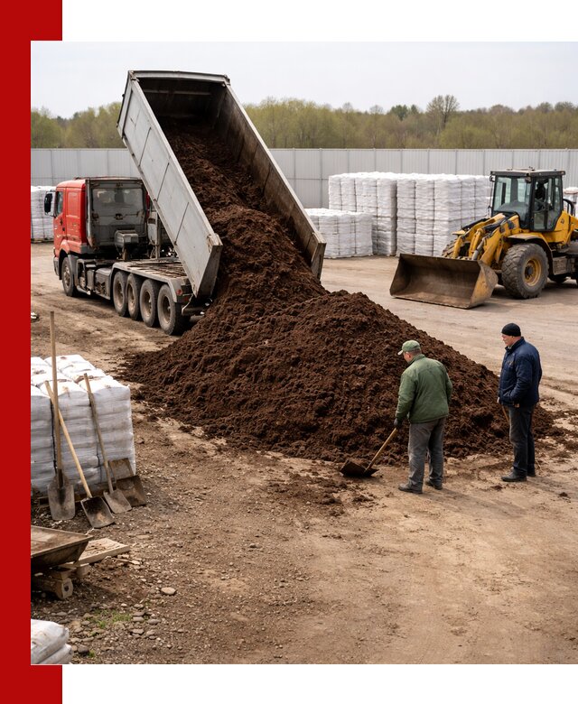 Доставка торфяных смесей оптом и в розницу в Переславле-Залесском