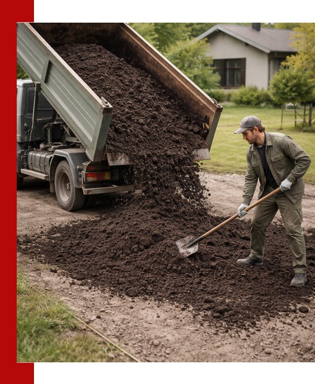 Чернозем для газона с доставкой в Переславле-Залесском быстро и качественно