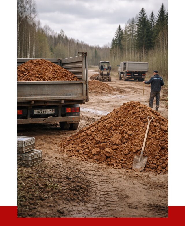 Глина и суглинки в Переславле-Залесском от 4671 р. за куб | ПРОНЕРУДПрс