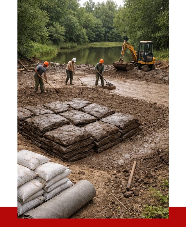 Купить глину для пруда в Переславле-Залесском от 4671 р. с доставкой | ПРОНЕРУДПрс