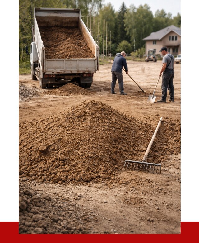 Суглинок для планировки в Переславле-Залесском с доставкой от 4359 р. | ПРОНЕРУДПрс