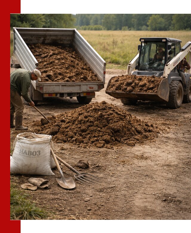 Доставка конского навоза в Переславле-Залесском с разгрузкой и доставкой на объект