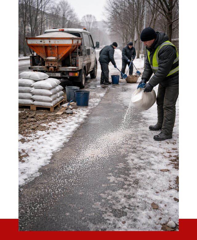 Реагент против гололеда в Переславле-Залесском с доставкой от 4671 р. | ПРОНЕРУДПрс