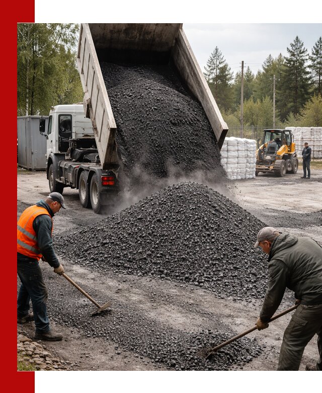 Доставка и продажа асфальтного гранулята в Переславле-Залесском