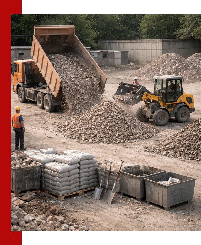 Вторичные материалы для отсыпки в Переславле-Залесском — поставка и доставка