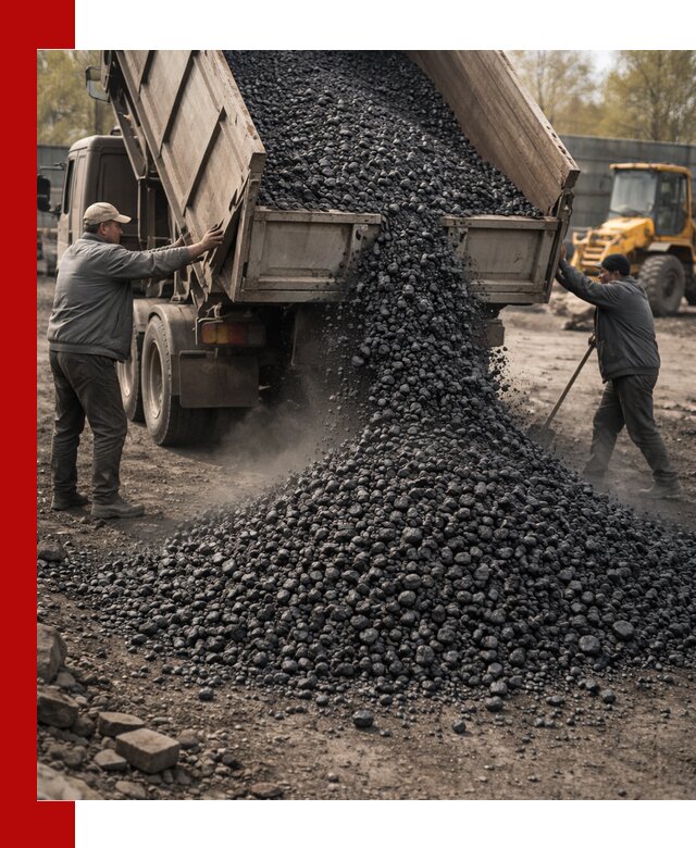 Доставка угля семечка самосвалами в Переславле-Залесском