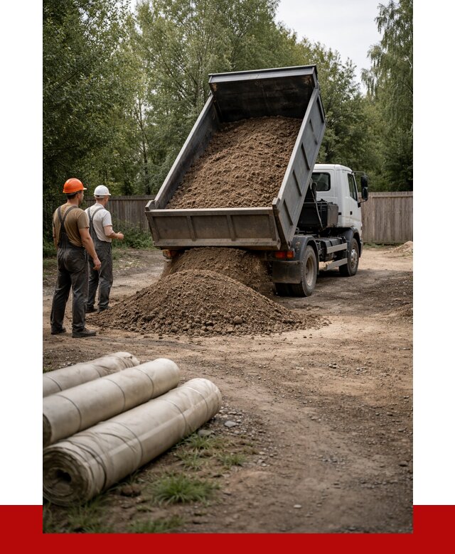 Доставка сыпучих материалов самосвалом в Переславль-Залесского от 4359 р. | ПРОНЕРУДПрс