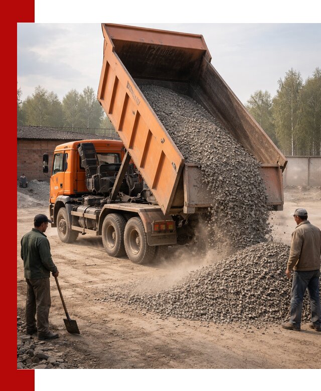 Доставка самосвалом 20 м3 в Переславле-Залесском быстро и надежно