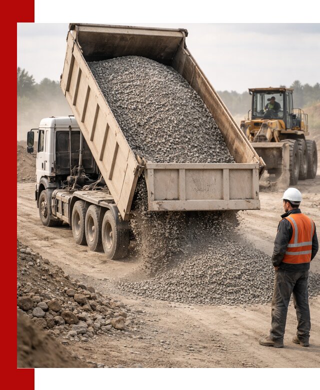 Доставка самосвалом 40 кубов цемента и сыпучих в Переславле-Залесском