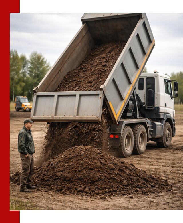 Аренда самосвала с водителем в Переславле-Залесском для сыпучих грузов и навоза
