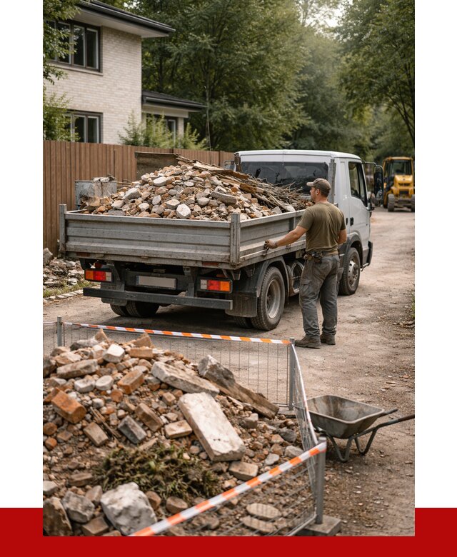 Вывоз строительного мусора с погрузкой в Переславле-Залесском от 7784 р | ПРОНЕРУДПрс