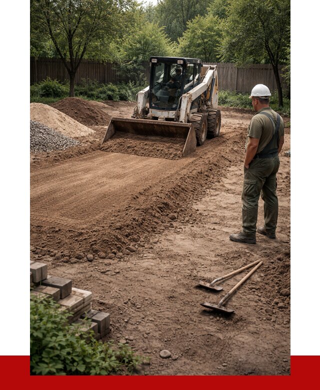 Выравнивание участка под ключ в Переславле-Залесском от 3633 р. | ПРОНЕРУДПрс