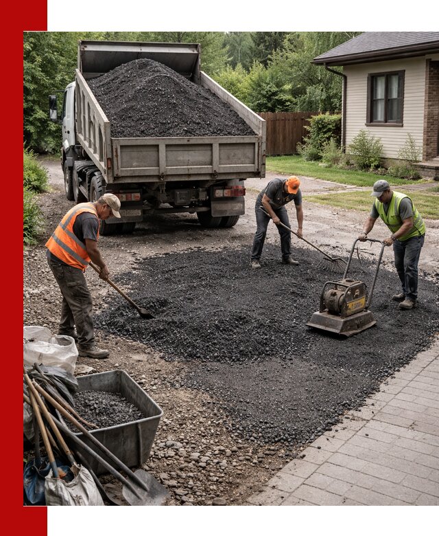 Асфальтовая крошка для двора с доставкой в Переславле-Залесском